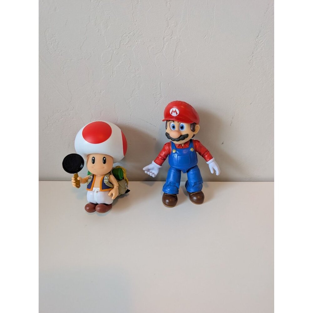 Super Mario & Toad Action Figures Set - Collectible Nintendo Toys